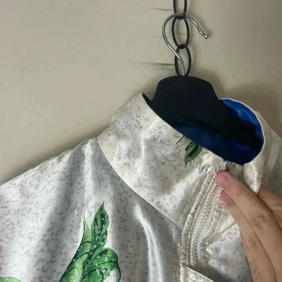 Vintage Floral Reversible Light Jacket Size XL - Picture 4 of 5